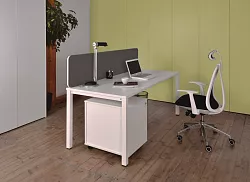 Látkový paravan ke stolu 140x40cm - Světle zelená