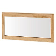 Zrkadlo obdĺžnikové 127x66cm - Buk prírodný