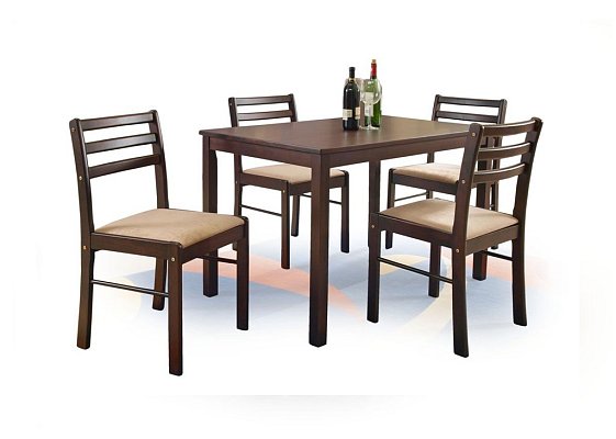 Jedálenský set 110x72x74cm - Espresso - POSLEDNÝ KUS