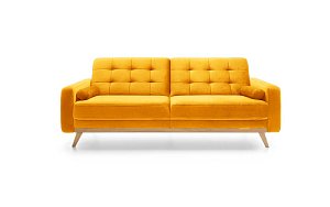 Nova rozkládací pohovka 224x89x87 - Žlutá