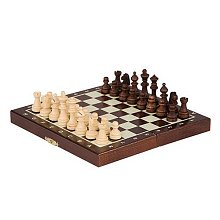 Šach drevený z bukového dreva 20x20cm (magnetický)