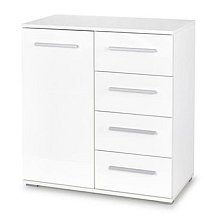 Komoda 77x40x82cm - Bílá