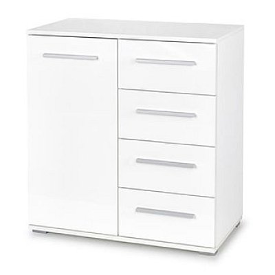 Komoda 77x40x82cm - Bílá