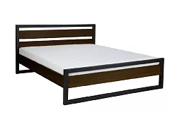 Postel z masivního přírodního dubu, dvoulůžko 160x200cm - Dub medový