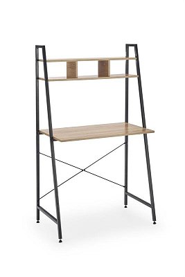 Psací stůl Narvik 84x46x142cm - Černá/dub sonoma