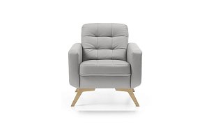 Kreslo FIORD 81x78x87 - Sivá