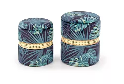 Sestava dvou taburetů 44x38cm a 36x32cm - Vícebarevná