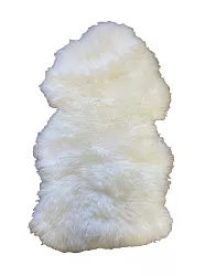 Ovčí kožešina 100x60cm - Bílá