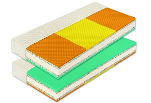 Matrace pěnová z kombinace pěn Flexifoam - Heureka - 80x200