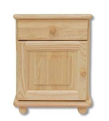Nočný stolík z masívnej borovice 42x35x55cm - Borovica