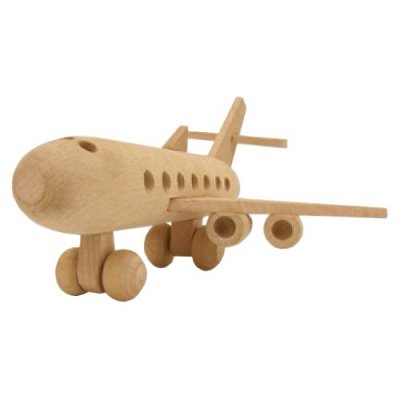 Maketa lietadlo z masívneho buka