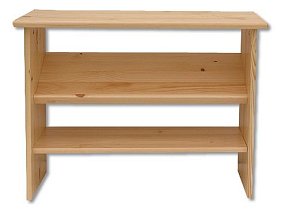 Botník otevřený z masivní borovice 79x29x62cm - Borovice