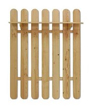 Věšáková stěna z masivní borovice 81x22x102cm - Dub - DOPRODEJ