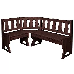 Jídelní lavice 150x110x86cm - Šedá