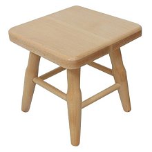 Drevený taburet v.31cm - Buk
