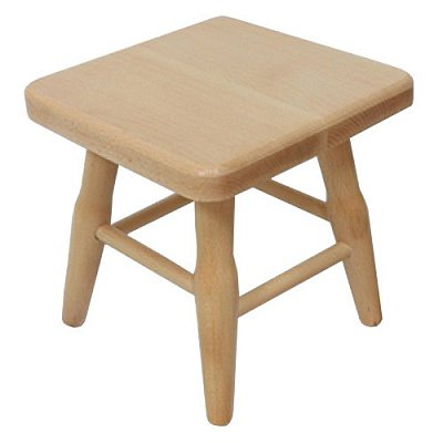 Drevený taburet v.31cm - Buk