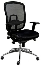 Kancelárska stolička - Oklahoma - Čierna