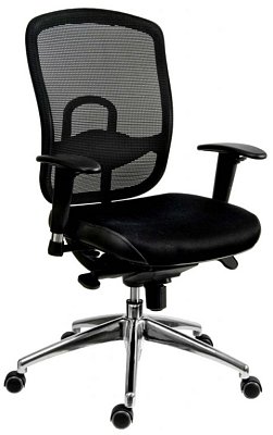 Kancelárska stolička - Oklahoma - Čierna