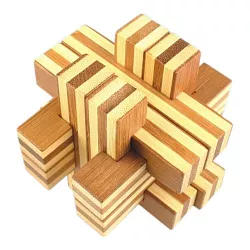 Dřevěný hlavolam velký - Kříže I