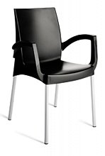 Plastové kresielko - BOULEVARD kresielko - Antracite