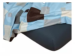 Prestieradlo jersey 90x200x18cm - Tmavo šedá