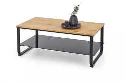 Konferenční stolek Artiga105x55x45cm - Černá/dub zlatý