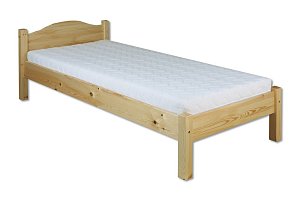 Postel z masivní borovice, jednolůžko 100x200cm - Borovice
