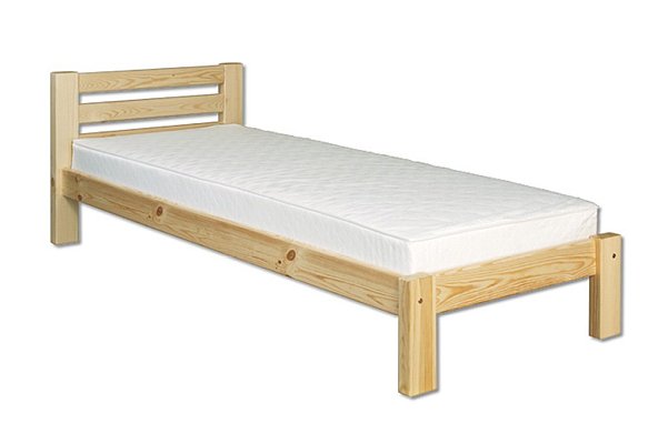 Posteľ z masívnej borovice, jednolôžko 100x200cm - Borovica