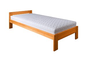Postel z masivního buku, jednolůžko 100x200cm - Buk-olše