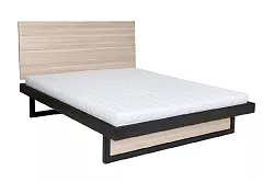 Postel z masivního přírodního dubu, dvoulůžko 180x200cm - Dub medový