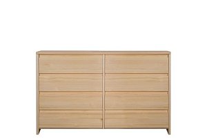 Komoda kombinovaná z masívnej borovice 150x40x85cm - Borovica