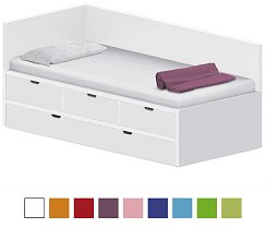 Lôžko biele 90x200cm - Brillint white