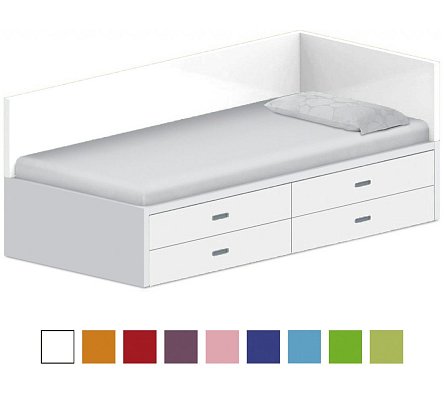 Lôžko biele 90x200cm - Brillint white