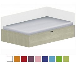 Lôžko drevodekor 120x200cm - Brillint white