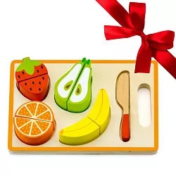 Podnos s ovocem - učíme se krájet