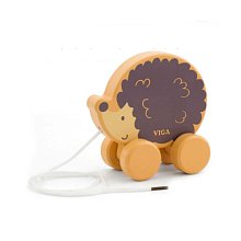 Dřevěná tahací hračka - Ježek