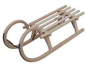 Sánky drevené z masívneho buku dl.110cm