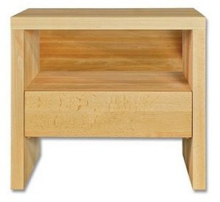 Noční stolek z masivního buku 50x35x45cm - Buk-olše