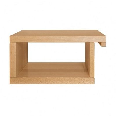 Noční stolek z masivního buku závěsný 40x30x20cm - Buk-olše