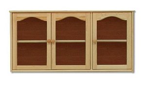 Kuchyňská skříňka z masivní borovice 131x30x60cm - Borovice - SUROVÁ