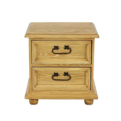 Nočný stolík z masívnej borovice 50x51x43 cm - Rustikal