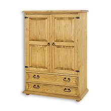 Komoda z masívnej borovice, 100x140x50 cm - Rustikal