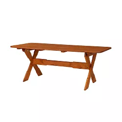 Záhradný stôl, 190x67x75 cm, smrek, Týk