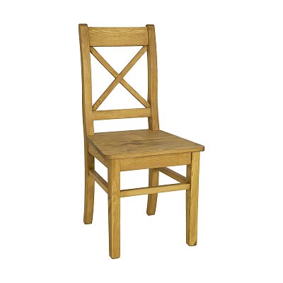 Stolička z masívnej borovice - 46x97x51cm- Rustikal