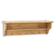 Police z masívnej borovice 110x33x30cm - Rustikal