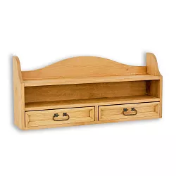 Police z masivní borovice 100x45x20cm - Rustikal 