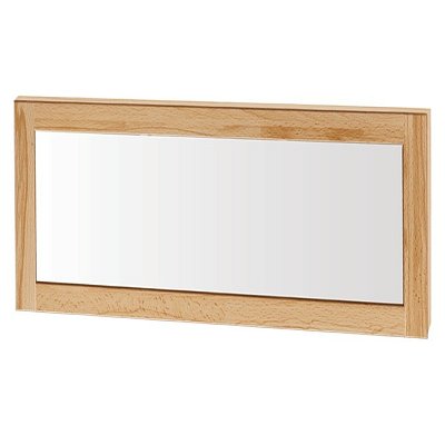 Zrkadlo obdĺžnikové 127x66cm - Bielené