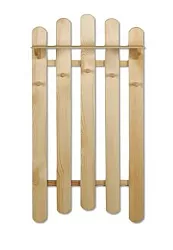 Věšáková stěna z masivní borovice 57x22x104cm - Olše