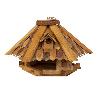 Vtáčie krmítko z masívu, 37x33x38cm