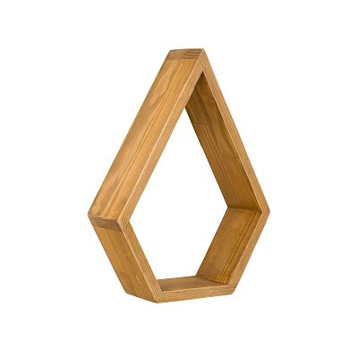 Police z masívnej borovice 33x44x10cm - Rustikal